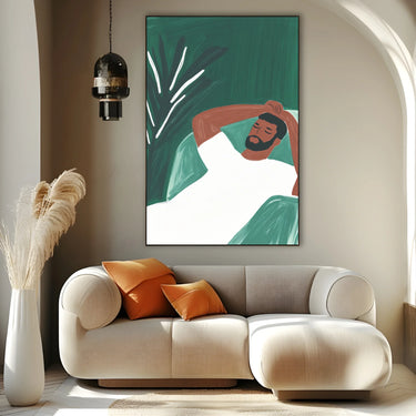 Quadro Stampa su Tela Riposo Sereno - CupidoDesign