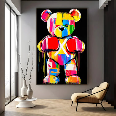 Quadro Stampa su Tela Ritmo Colorato - CupidoDesign
