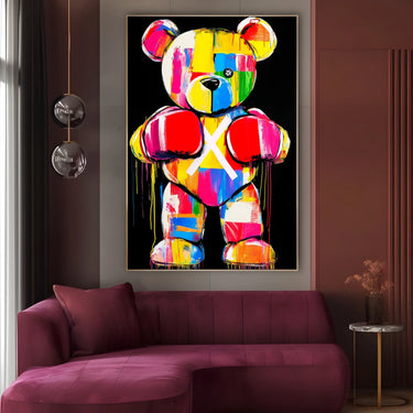 Quadro Stampa su Tela Ritmo Colorato - CupidoDesign