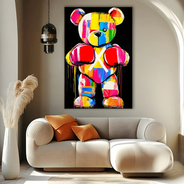 Quadro Stampa su Tela Ritmo Colorato - CupidoDesign