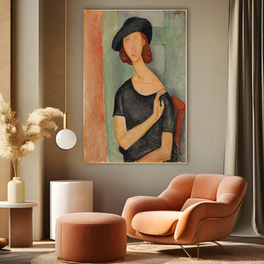 Quadro Stampa su Tela Jeanne Hebuterne, Amedeo Modigliani - CupidoDesign
