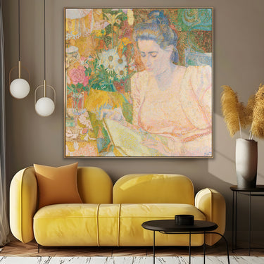 Quadro Stampa su Tela Ritratto della signora Marie Jeannette de Lange, Jan Toorop - CupidoDesign