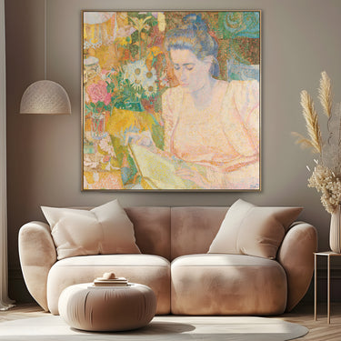 Quadro Stampa su Tela Ritratto della signora Marie Jeannette de Lange, Jan Toorop - CupidoDesign