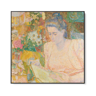 Quadro Stampa su Tela Ritratto della signora Marie Jeannette de Lange, Jan Toorop - CupidoDesign