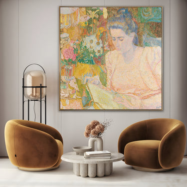 Quadro Stampa su Tela Ritratto della signora Marie Jeannette de Lange, Jan Toorop - CupidoDesign
