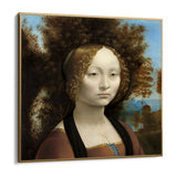 Quadro Stampa su Tela Ritratto di Ginevra de’ Benci, Leonardo da Vinci - CupidoDesign