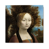 Quadro Stampa su Tela Ritratto di Ginevra de’ Benci, Leonardo da Vinci - CupidoDesign