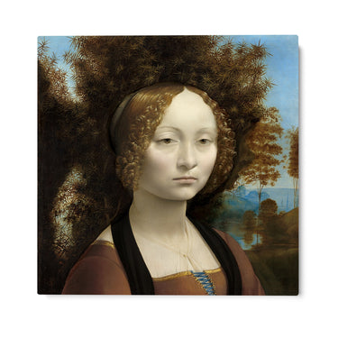 Quadro Stampa su Tela Ritratto di Ginevra de’ Benci, Leonardo da Vinci - CupidoDesign
