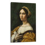 Quadro Stampa su Tela Ritratto di Giovane Donna, Raffaello Sanzio - CupidoDesign