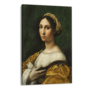 Quadro Stampa su Tela Ritratto di Giovane Donna, Raffaello Sanzio - CupidoDesign