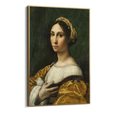Quadro Stampa su Tela Ritratto di Giovane Donna, Raffaello Sanzio - CupidoDesign