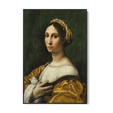 Quadro Stampa su Tela Ritratto di Giovane Donna, Raffaello Sanzio - CupidoDesign