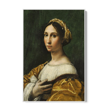 Quadro Stampa su Tela Ritratto di Giovane Donna, Raffaello Sanzio - CupidoDesign