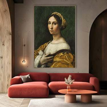 Quadro Stampa su Tela Ritratto di Giovane Donna, Raffaello Sanzio - CupidoDesign