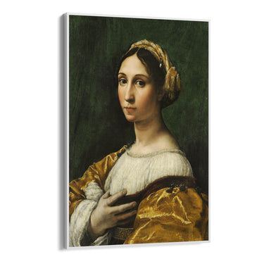 Quadro Stampa su Tela Ritratto di Giovane Donna, Raffaello Sanzio - CupidoDesign