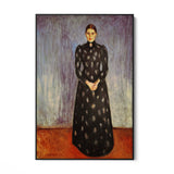 Quadro Stampa su Tela Ritratto di Inger Munch, Edvard Munch - CupidoDesign