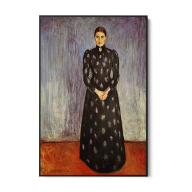 Quadro Stampa su Tela Ritratto di Inger Munch, Edvard Munch - CupidoDesign