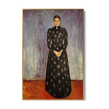Quadro Stampa su Tela Ritratto di Inger Munch, Edvard Munch - CupidoDesign