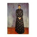 Quadro Stampa su Tela Ritratto di Inger Munch, Edvard Munch - CupidoDesign