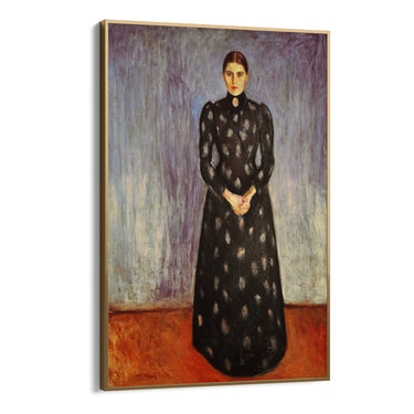 Quadro Stampa su Tela Ritratto di Inger Munch, Edvard Munch - CupidoDesign