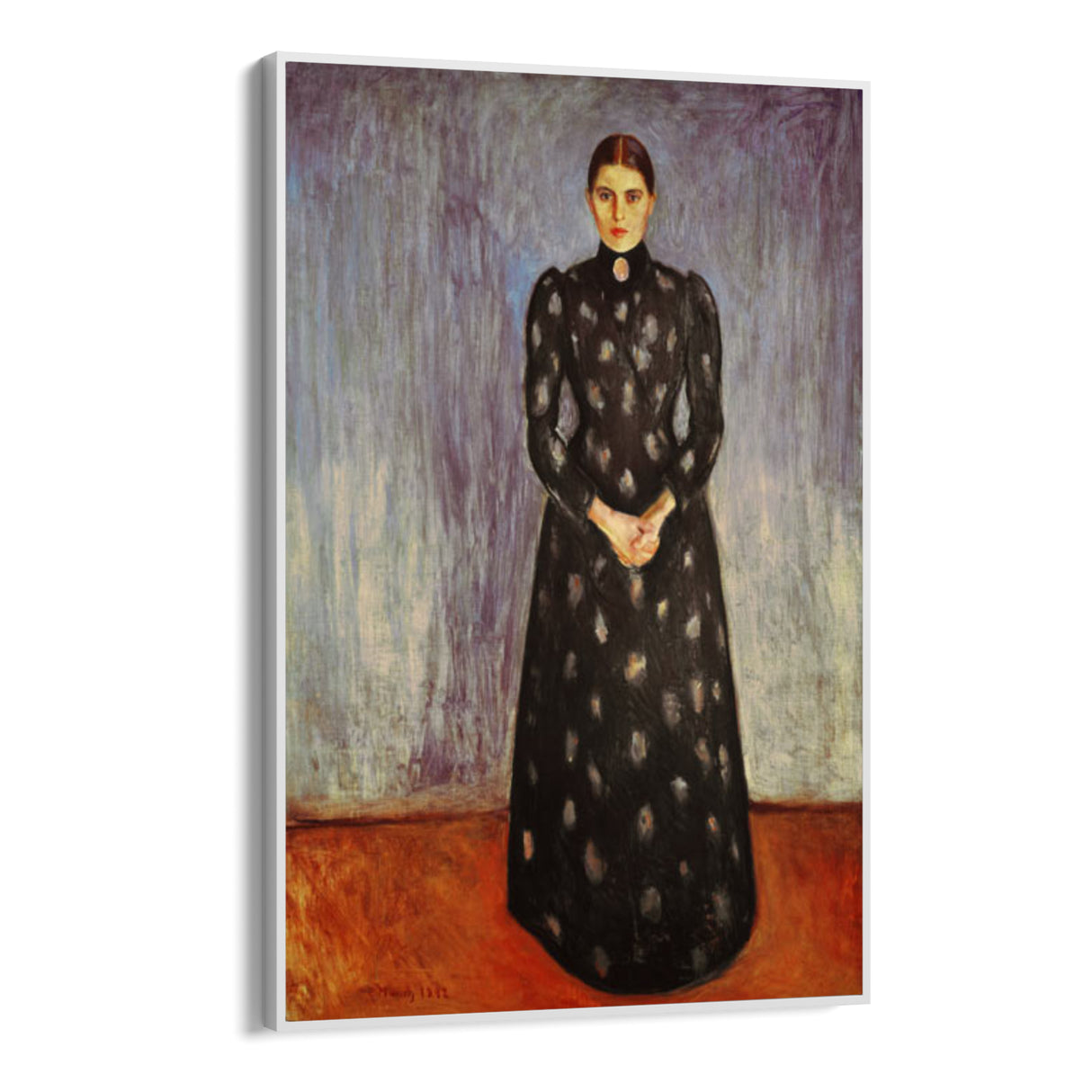 Quadro Stampa su Tela Ritratto di Inger Munch, Edvard Munch - CupidoDesign