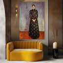 Quadro Stampa su Tela Ritratto di Inger Munch, Edvard Munch - CupidoDesign