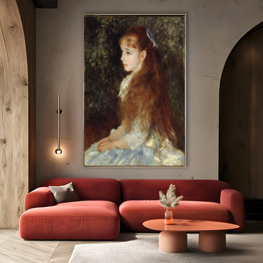 Quadro Stampa su Tela Ritratto di Irene Cahen d'Anversa, Pierre Auguste Renoir - CupidoDesign