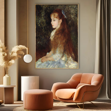 Quadro Stampa su Tela Ritratto di Irene Cahen d'Anversa, Pierre Auguste Renoir - CupidoDesign
