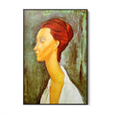 Quadro Stampa su Tela Ritratto di Lunia Czechowska, Amedeo Modigliani - CupidoDesign