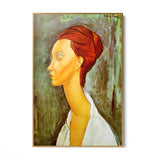 Quadro Stampa su Tela Ritratto di Lunia Czechowska, Amedeo Modigliani - CupidoDesign