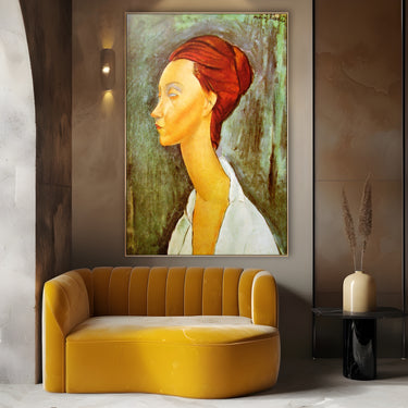 Quadro Stampa su Tela Ritratto di Lunia Czechowska, Amedeo Modigliani - CupidoDesign