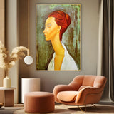 Quadro Stampa su Tela Ritratto di Lunia Czechowska, Amedeo Modigliani - CupidoDesign