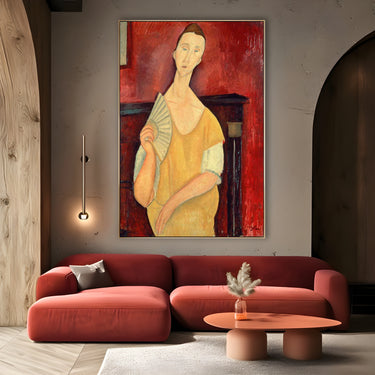 Quadro Stampa su Tela Ritratto di Lunia, Amedeo Modigliani - CupidoDesign