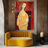 Quadro Stampa su Tela Ritratto di Lunia, Amedeo Modigliani - CupidoDesign