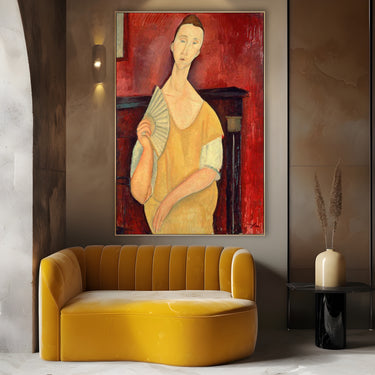 Quadro Stampa su Tela Ritratto di Lunia, Amedeo Modigliani - CupidoDesign