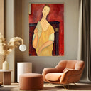 Quadro Stampa su Tela Ritratto di Lunia, Amedeo Modigliani - CupidoDesign