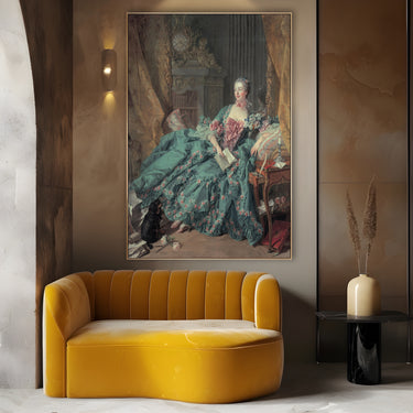 Quadro Stampa su Tela Ritratto di Madame de Pompadour, François Boucher - CupidoDesign