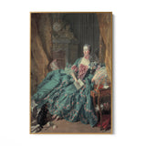 Quadro Stampa su Tela Ritratto di Madame de Pompadour, François Boucher - CupidoDesign