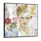 Quadro Stampa su Tela Ritratto tra i Fiori - CupidoDesign