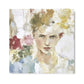 Quadro Stampa su Tela Ritratto tra i Fiori - CupidoDesign