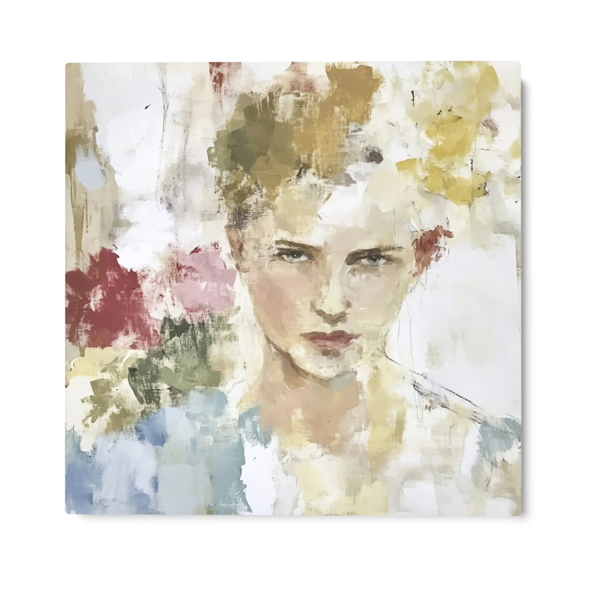 Quadro Stampa su Tela Ritratto tra i Fiori - CupidoDesign