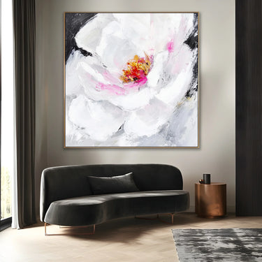 Quadro Stampa su Tela Rosa Accesa - CupidoDesign