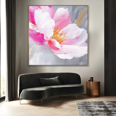 Quadro Stampa su Tela Rosa Inverno - CupidoDesign