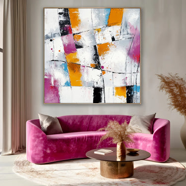 Quadro Stampa su Tela Rosa Soave - CupidoDesign