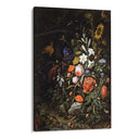 Quadro Stampa su Tela Rose e Lillà, Abraham Mignon - CupidoDesign