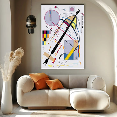 Quadro Stampa su Tela Rotte Parallele - CupidoDesign