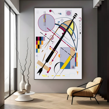 Quadro Stampa su Tela Rotte Parallele - CupidoDesign