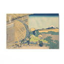 Quadro Stampa su Tela Ruota idraulica a Onden, Katsushika Hokusai - CupidoDesign