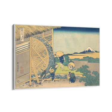 Quadro Stampa su Tela Ruota idraulica a Onden, Katsushika Hokusai - CupidoDesign