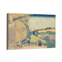 Quadro Stampa su Tela Ruota idraulica a Onden, Katsushika Hokusai - CupidoDesign